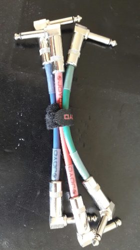 3 Cables De Patch Para Pedales Marca Joyo