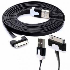 Cable Datos Usb V8 Micro Usb Flat 3 Metros Android Iphone 4s