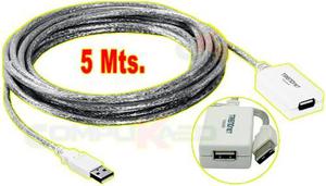 Cable De Extension Usb 2.0 De 5 Metros Trendnet Tu2-ex5 Mach