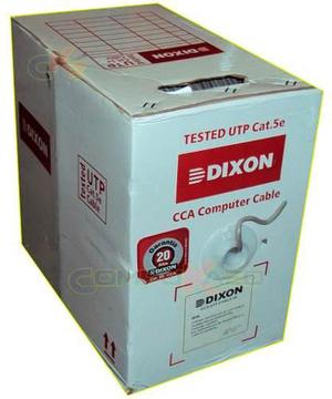 Cable De Red Utp Cca Dixon 3050 Cat 5e 4p X 24awg Caja 305 M