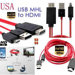 Cable Micro Usb Hdmi Mhl Galaxy S3 I9300 N2 N7100 S4 I9500