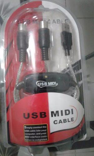 Cable Midi-usb Interfaz Pc Convertidor+ Envío. D-jackson