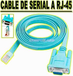 Cable P/ Consola Marca Cisco Serial Db 9 Hembra A Rj45 Macho