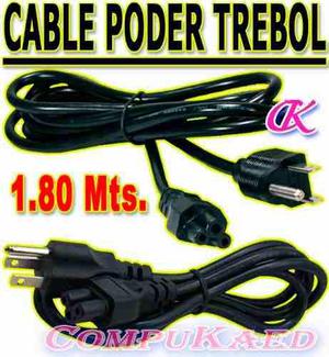 Cable Poder Tipo Trebol Mickey De 1.80 Metros Buena Calidad