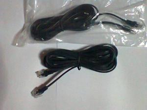 Cable Telefonico Con Conector Rj.11 -importado- 3mts.