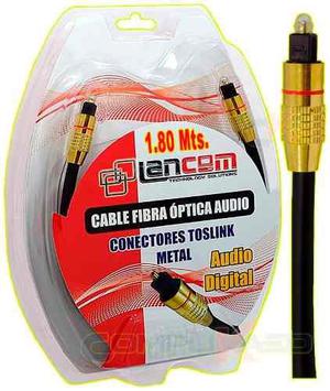 Cable Toslink De Audio Optico Digital 1.80 Mts Lancom Bliste