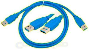 Cable Usb A Usb 3.0 Macho A Macho De 5 Gbps P/data Y Energia