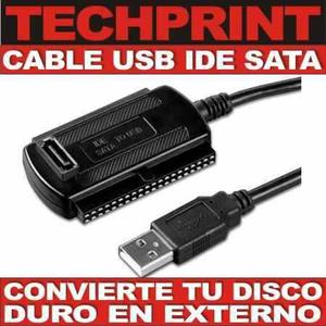 Cable Usb Ide Sata Conversor Disco Duro Externo Pc Laptop