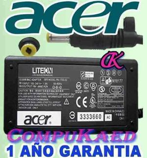 Cargador Para Acer 19v 1.58a/3.42a 6 Mes Garantia Cable Pode
