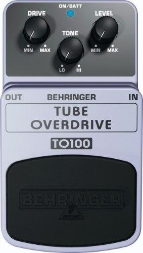 Clasico Pedal Behringer Tube Overdrive To100 + Cable Shure