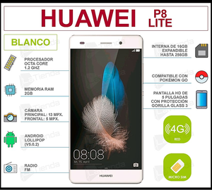 Huawei P8 Lite a 509 Soles Nuevo Caja Sellada