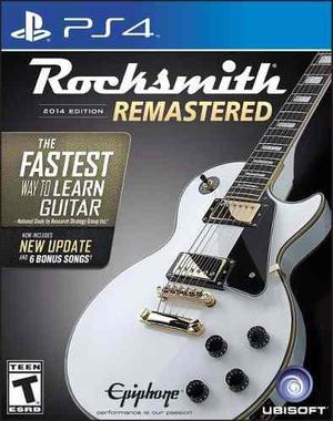 Rocksmith Remastered Ps4 2014 Con Cable Nuevo En Stock