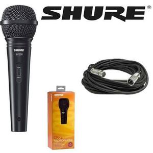 Shure Sv200 Microfono Profesional + Cable Xlr Original Nuevo