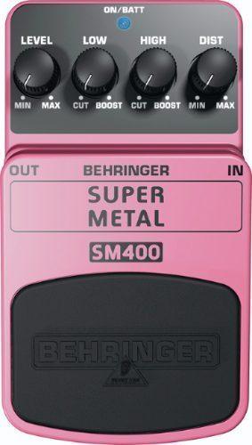 Super Metal Sm400 Pedal Behringer + Cable Gratis Shure..