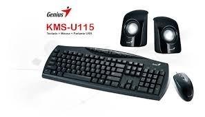 Teclado Mouse Parlantes Genius Modelo Kms U115 Usb Oferta