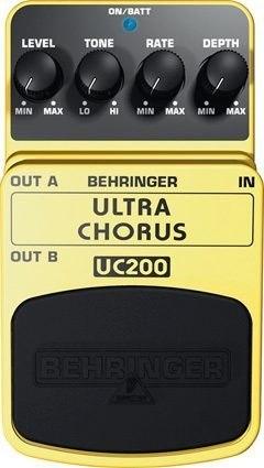 Uc200 Ultra Chorus Behringer + Cable Shure, Pedal Efecto.
