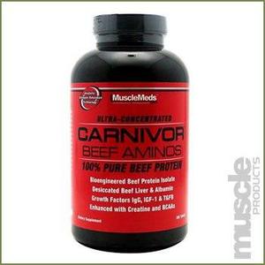 Aminos Beef Carnivor 300 Tabs Musclemeds De Muscleproducts
