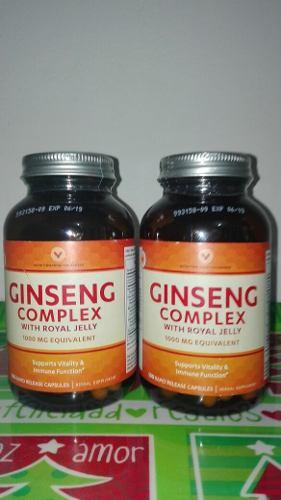 Complejo De Ginseng 1000 Mg / 100 Capsulas Vitamin World®