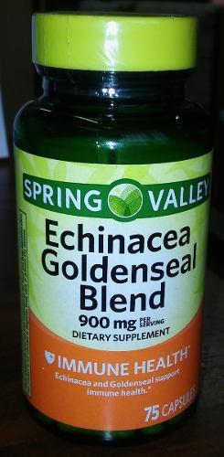 Echinacea Goldenseal Blend 900 Mg - Spring Valley 75 Unid.