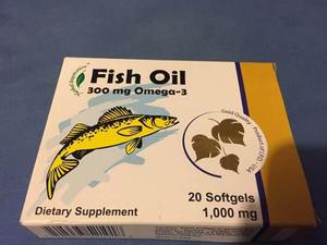 Fish Oil 1000mg Omega 3 20softgels Herbal Inspiration Usa