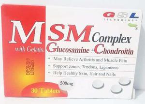 Glucosamina 30 Tabletas Gsl Technology Salud Artritis
