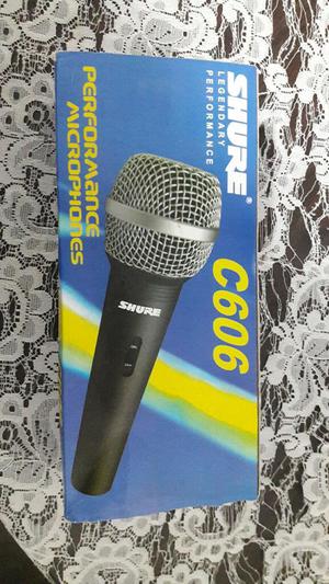 Micrófono Shure C606 sin Uso