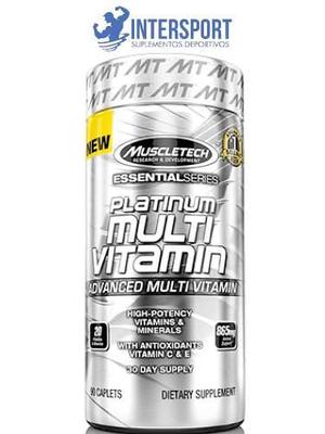 Platinum Multivitamin 90 Caps Muscletech, Multivitamínico