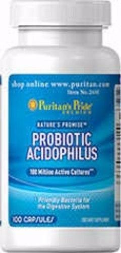 Probiotic Acidophilus Puritans Pride 100 Cápsulas