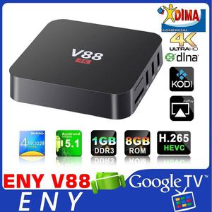 TV BOX V88 4K KODI ANDROID 5.1 1GB RAM WIFI CONVIERTE TU TV
