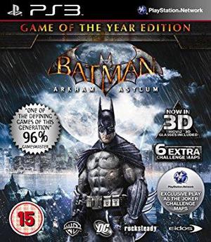 BATMAN ASYLUM GAMES OF YEARS PS3 NUEVO Y SELLADO DELIVERY