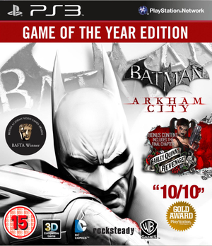 BATMAN CITY GAME OF THE YEAR PS3 NUEVO Y SELLADO DELIVERY
