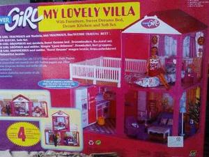 Casa Para Barbie Y Muñecas/casa/juguetes Tiendacasti