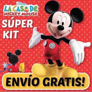 Kit Imprimible La Casa De Mickey Con Candy Bar, Promo 2x1