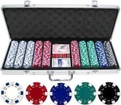 Maletin De Poker 500 Fichas Pesadas De 11,5 Gr Como Decasino