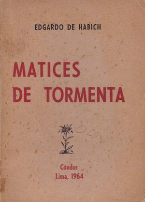 Matices De Tormenta - Poesía / Edgardo De Habich -