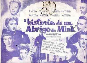 Mexican Pressbook Historia De Un Abrigo De Mink Irasema Dili