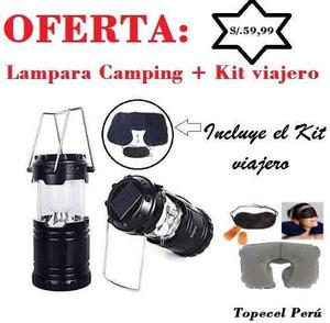 Oferta: Lampara Camping + Kit Viajero Delivery Gratis Lima