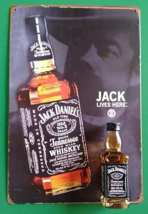 Placas Metalicas Decora Tu Bar Casa O Negocio Jack Daniels
