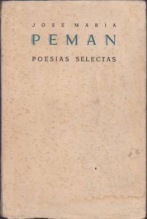 Poesía Selectas José María Pemán Dedica A Racso Miro