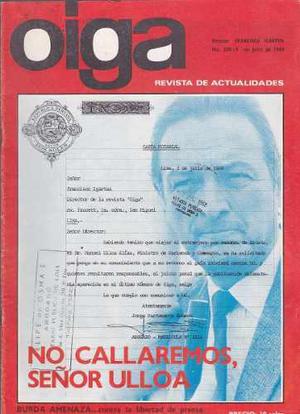 Revista Oiga, 1968 / Paco Bendezú, Nicomedes Santa Cruz