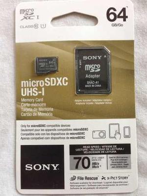 Tarjeta De Memoria Microsdxc Sony 64gb