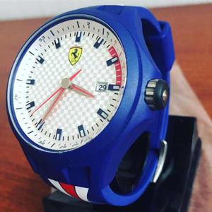 Scuderia Ferrari Reloj Deportivo Azul