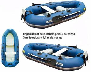 Bote Inflable Classic + Motor Río Laguna Pesca Oferta