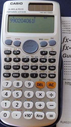 Calculadora Casio Fx 991 La Plus