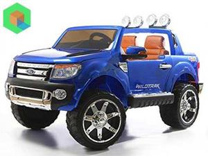 Camioneta Ford Ranger A Bateria Para Dos Niños - Azul
