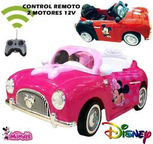 Carro A Batería Disney Mickey & Minnie Mouse 6 Volteos