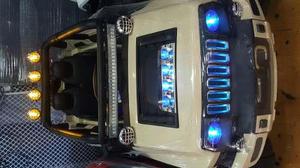 Carro A Bateria Para Niños Monster Jeep Con Luces Led