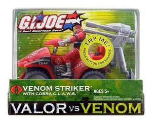 Gi Joe Valor Vs Venom Striker With Cobra C.l.a.w.s Importado