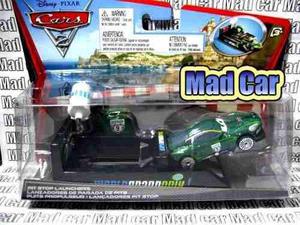 Mc Mad Car Auto Cars Disney Pixar Nigel Gearsle Con Lanzador