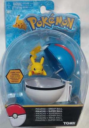 Pokemon Pokebola Azul Poké Ball - Pikachu Great Ball De